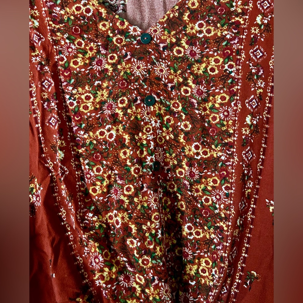 Fall Flower Blouse - Picture 2 of 5
